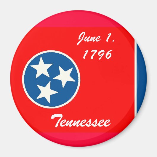 Tennessee Flag Magnet (Voorkant)