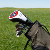 Tennessee Flag & Monogrammed Golfclubs Hoesjes Ver Golfheadcover (Insitu)