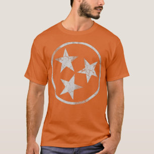 Tennessee Flag Oranje  Fade Mannen Vrouwen Kindere T-shirt