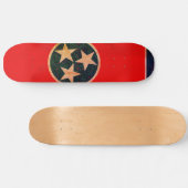 Tennessee Flag Persoonlijk Skateboard (Horizontaal)