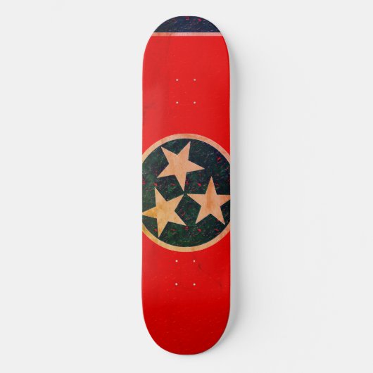 Tennessee Flag Persoonlijk Skateboard (Voorkant)