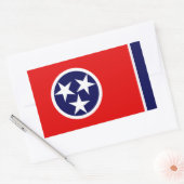 Tennessee Flag Rechthoekige Sticker (Envelop)
