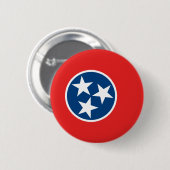 Tennessee Flag Ronde Button 5,7 Cm (Voorkant /achterkant)