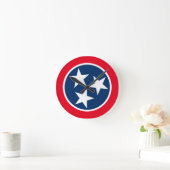 Tennessee Flag Ronde Klok (Huis)