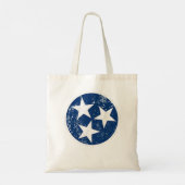 Tennessee Flag Star Logo Volunter State Nashville Tote Bag (Achterkant)