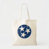 Tennessee Flag Star Logo Volunter State Nashville Tote Bag (Voorkant)