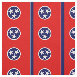 TENNESSEE Flag Stof