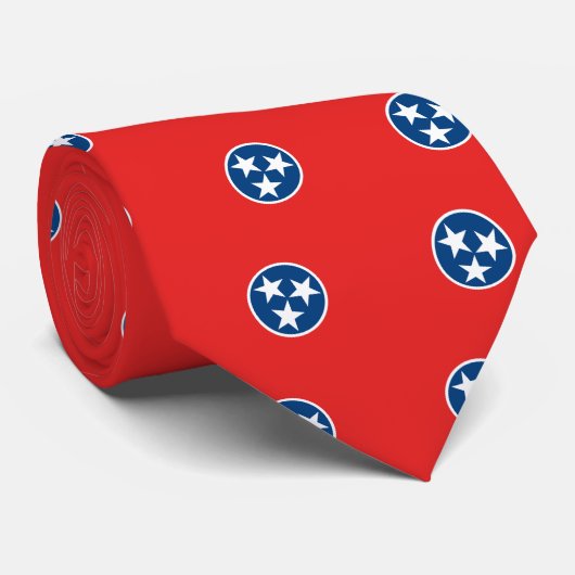 Tennessee Flag Stropdas (Opgerold)