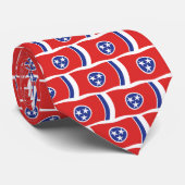 Tennessee Flag Stropdas (Opgerold)
