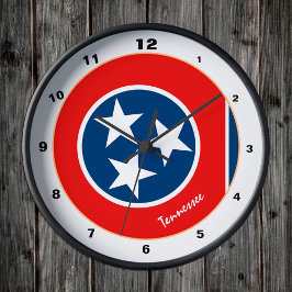 Tennessee Flag & Tennessee mode /design USA Ronde Klok