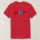 Tennessee Flag TN Pride State Map Nashville Memphi T-shirt (Design voorkant)