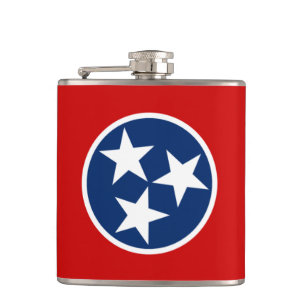 Tennessee Flag & Travel Tennesse Verenigde Staten Heupfles