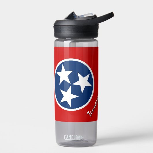 Tennessee-fles, patriottische Tennessee-vlag Waterfles (Links)