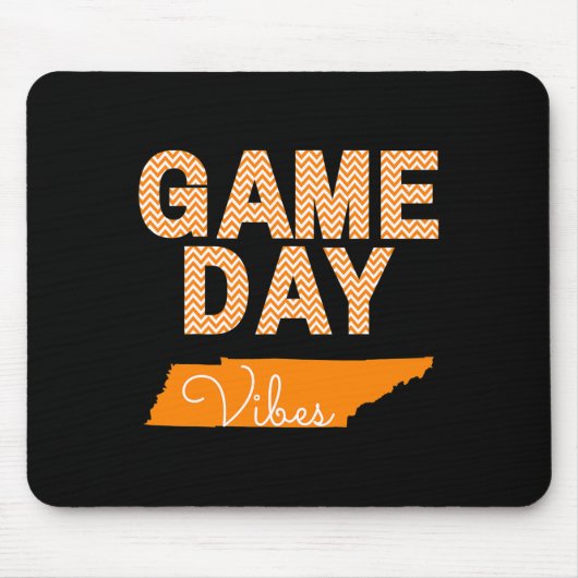 Tennessee Football Game Day Vibes Herfst Tailgate Muismat (Voorkant)