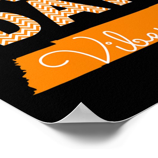 Tennessee Football Game Day Vibes Herfst Tailgate Poster (Hoek)