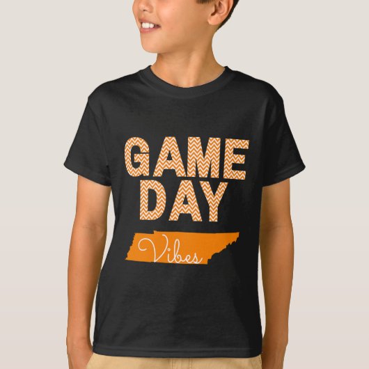 Tennessee Football Game Day Vibes Herfst Tailgate T-shirt (Voorkant)