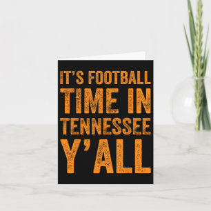 Tennessee Football Het is Football tijd in Tenness Kaart