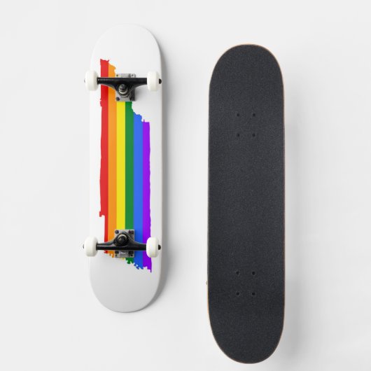 Tennessee Gay Pride Persoonlijk Skateboard (Voorkant)