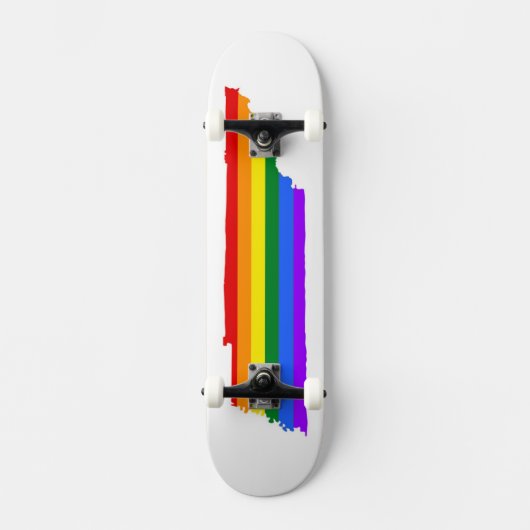 Tennessee Gay Pride Persoonlijk Skateboard (Voorkant)