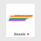 Tennessee Gay Pride Sticker (Vel)