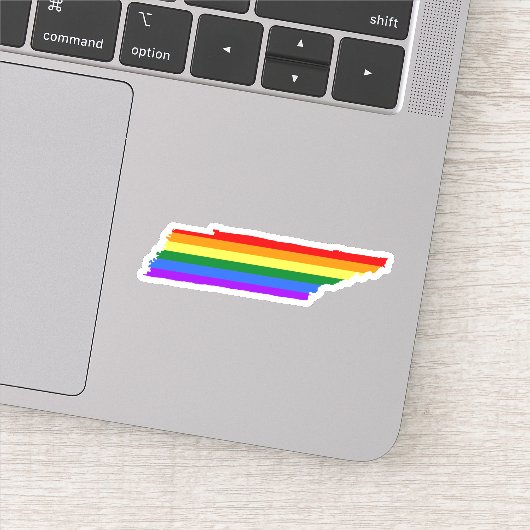 Tennessee Gay Pride Sticker (Detail)