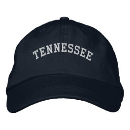 Tennessee geborduurd verstelbaar Pet Navy Blue