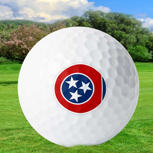 Tennessee Golf Balls, staatsvlag/patriotten Golfballen