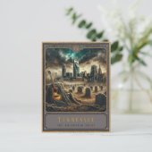 Tennessee | Gotische kunst Briefkaart (Staand voorkant)