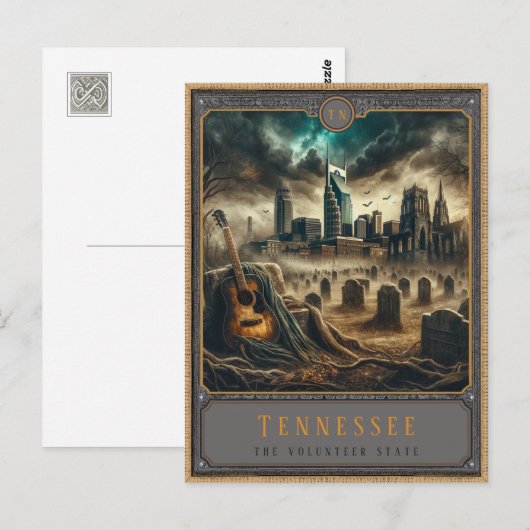 Tennessee | Gotische kunst Briefkaart (Voorkant / Achterkant)