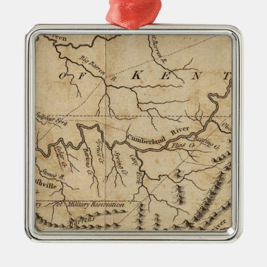 Tennessee Government Metalen Ornament (Voorkant)