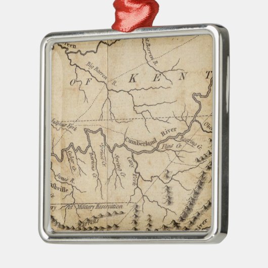 Tennessee Government Metalen Ornament (Links)