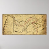 Tennessee GovernmentPanoramic MapTennessee Poster (Voorkant)