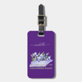 Tennessee Home aangepaste tekst en kleur Bagagelabel (Voorkant verticaal)