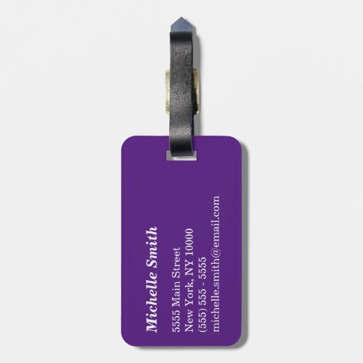 Tennessee Home aangepaste tekst en kleur Bagagelabel (Achterkant verticaal)