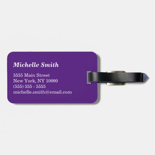 Tennessee Home aangepaste tekst en kleur Bagagelabel (Achterkant horizontaal)