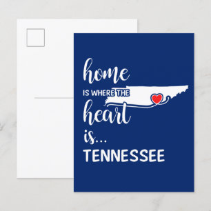 Tennessee home is waar het hart ligt briefkaart