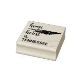 Tennessee home is waar het hart ligt rubberstempel (Stempel)