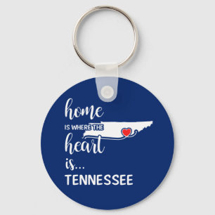Tennessee home is waar het hart ligt sleutelhanger