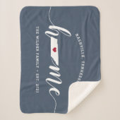 Tennessee Home Staat Gepersonaliseerd Sherpa Deken (Voorkant)