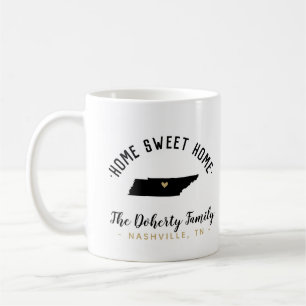 Tennessee Home Sweet Home Familie Monogram Mok
