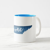 Tennessee Home Wood Grain Tweekleurige Koffiemok (Voorkant rechts)