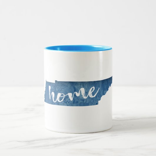 Tennessee Home Wood Grain Tweekleurige Koffiemok (Center)