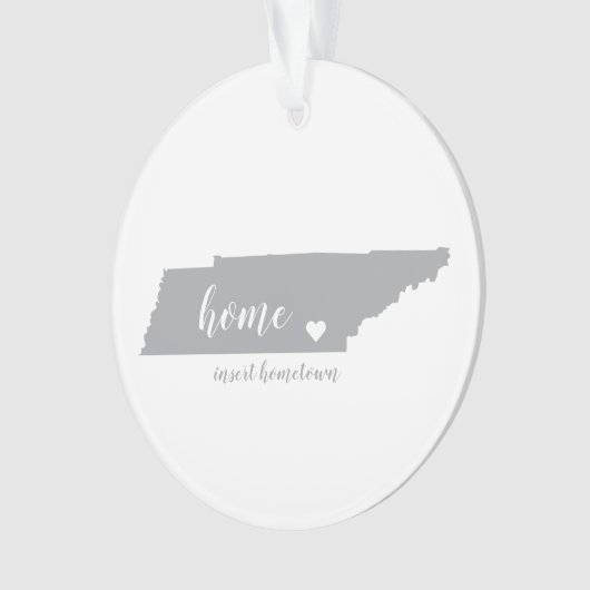 Tennessee Hometown Personalized Ornament (voorkant)