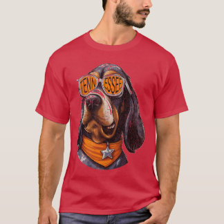 Tennessee honden sportliefhebbers Tennessee Coonho T-shirt