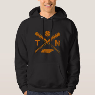 Tennessee-honkbalvleermuizen en bal klassiek honkb hoodie