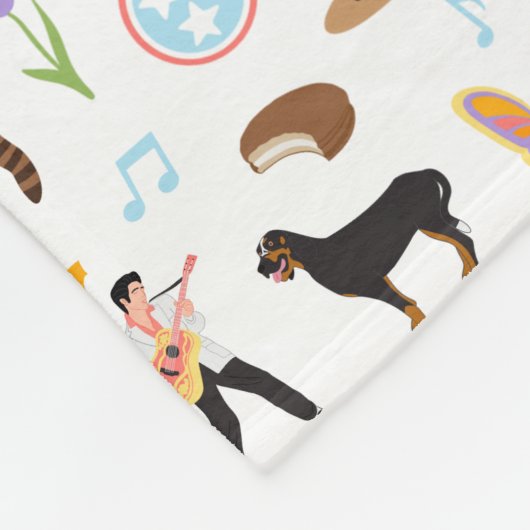 Tennessee Icons Fleece Deken (Hoek)