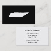 Tennessee in het wit visitekaartje (Voorkant / Achterkant)