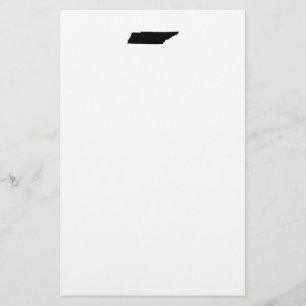 Tennessee in het zwart briefpapier