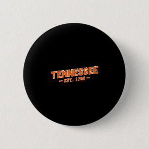 Tennessee is 1796 great smoky mountains national ronde button 5,7 cm