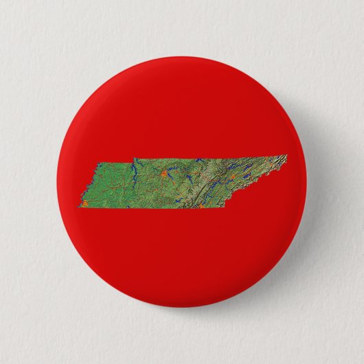 Tennessee kaart Button (Voorkant)